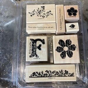 Stampin' UP! Vintage Vogue Stamp Set of 8